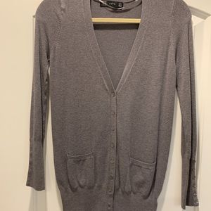 Zara long gray cardigan